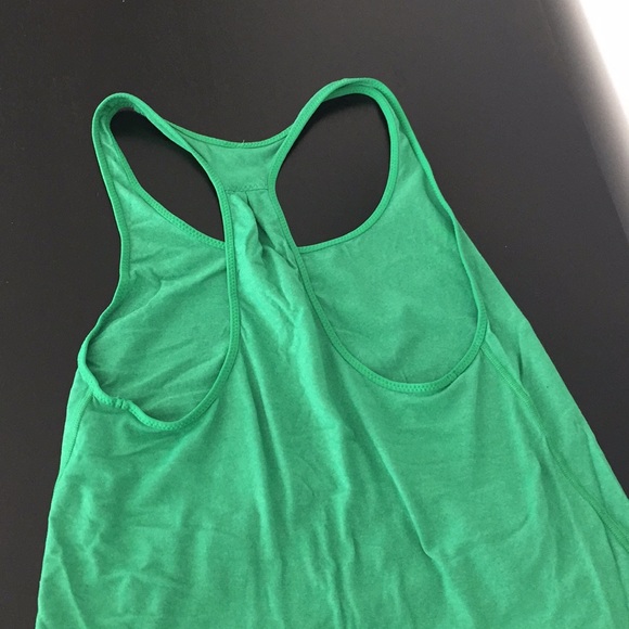 Green Lulu razor back workout top - Picture 2 of 2